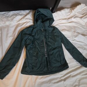 The North Face Women's Dark Green Hooded Ski Jacket
